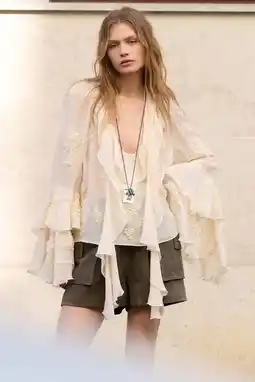 Wehkamp Mango blousetop ecru aanbieding