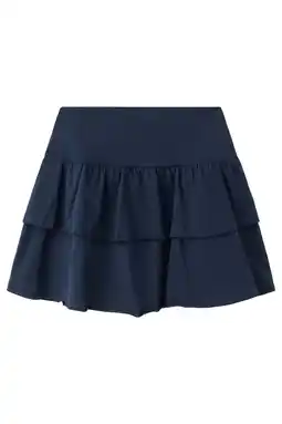 Wehkamp Mango Kids strokenrok donkerblauw aanbieding