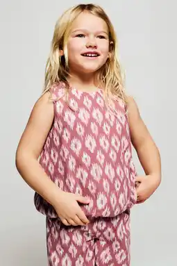 Wehkamp Mango Kids blousetop roze aanbieding