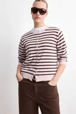 Wehkamp Mango gestreept gebreid vest aanbieding