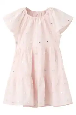 Wehkamp Mango Kids korte jurk lichtroze aanbieding