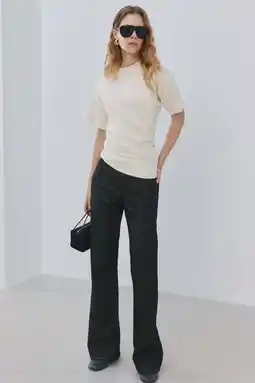 Wehkamp Mango asymmetrische top lichtgeel aanbieding