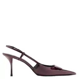 Wehkamp Mango lak slingback pumps bordeaux aanbieding