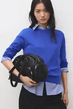 Wehkamp Mango sweater blauw aanbieding