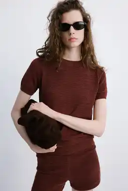 Wehkamp Mango top roodbruin aanbieding