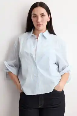Wehkamp Mango gestreepte blouse blauw aanbieding