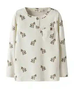 Wehkamp LIL' ATELIER MINI longsleeve beige aanbieding