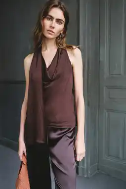 Wehkamp Mango top bruin aanbieding