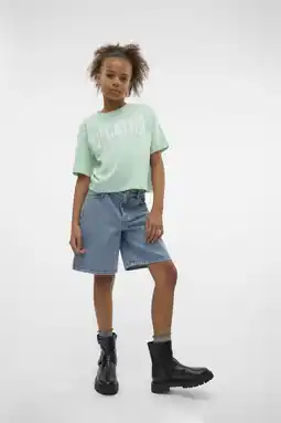 Wehkamp VERO MODA GIRL T-shirt groen aanbieding