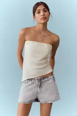 Wehkamp MANGO TEEN denim short grey denim aanbieding