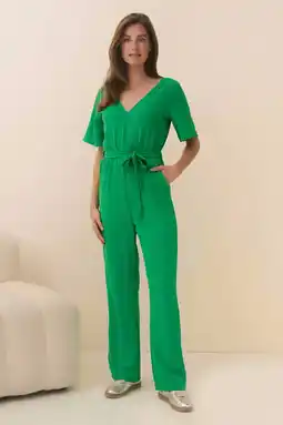 Wehkamp Lofty Manner jumpsuit groen aanbieding