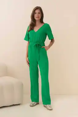 Wehkamp Lofty Manner jumpsuit groen aanbieding