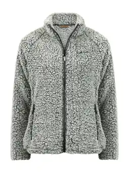 Wehkamp Life-Line teddy fleece vest Roxy groen melange aanbieding