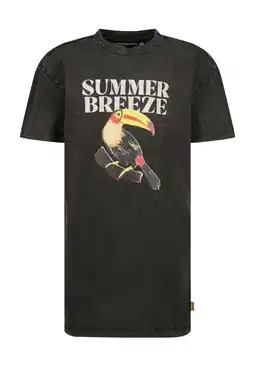 Wehkamp Vingino T-shirtjurk zwart aanbieding