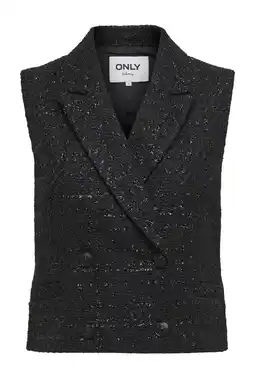 Wehkamp ONLY gilet zwart aanbieding