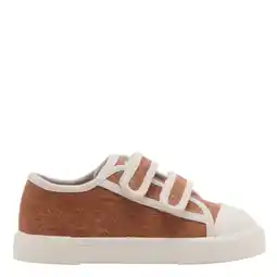 Wehkamp Mango Kids sneakers roestbruin/ecru aanbieding