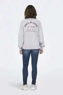 Wehkamp ONLY sweater grijs aanbieding