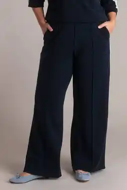 Wehkamp Yest Curve straight regularwaist broek donkerblauw aanbieding