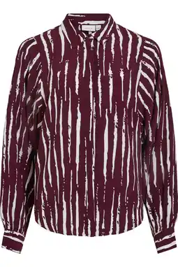 Wehkamp VILA blouse donkerrood aanbieding