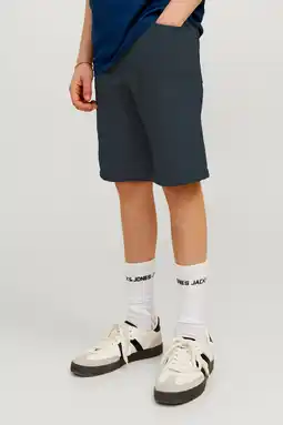 Wehkamp JACK & JONES JUNIOR short JPSTRICK donkerblauw aanbieding