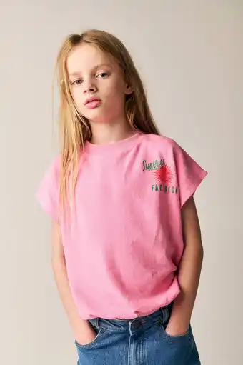 Wehkamp Tumble 'n Dry T-shirt roze aanbieding