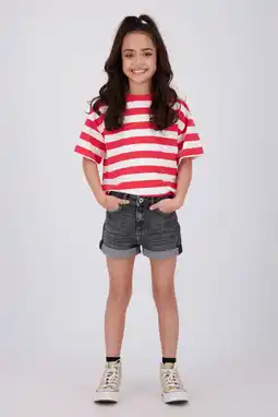 Wehkamp Vingino T-shirt rood/wit aanbieding