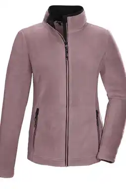 Wehkamp Killtec fleece jas oudroze aanbieding