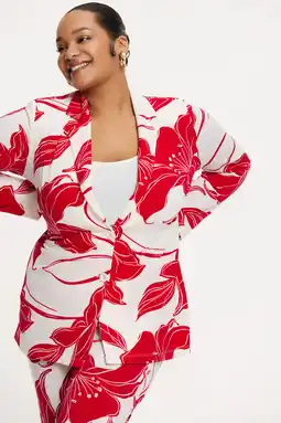 Wehkamp YOEK regular blazer rood aanbieding