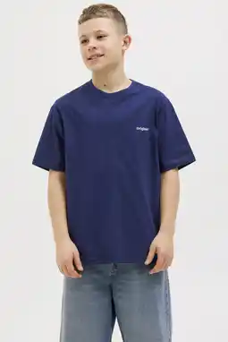 Wehkamp JACK & JONES JUNIOR T-shirt donkerblauw aanbieding