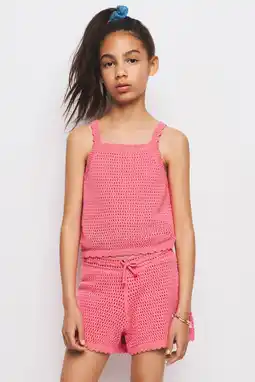 Wehkamp Mango Kids casual short roze aanbieding