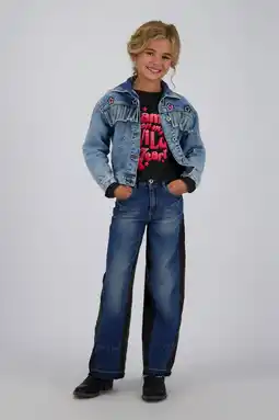 Wehkamp Vingino spijkerjas medium blue denim aanbieding
