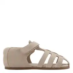 Wehkamp Mango Kids leren sandalen bruin aanbieding