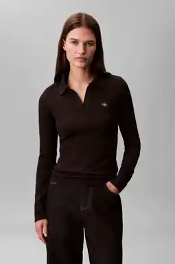 Wehkamp CALVIN KLEIN JEANS top zwart aanbieding