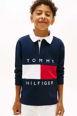 Wehkamp Tommy Hilfiger polo donkerblauw aanbieding