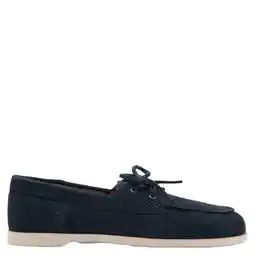 Wehkamp Mango Man suède bootschoenen marine aanbieding