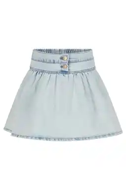 Wehkamp Le Chic denim korte rok light blue denim aanbieding