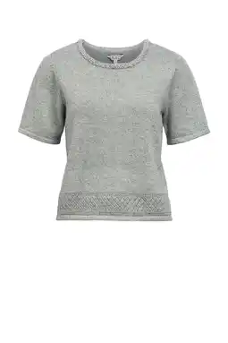 Wehkamp OBJECT pullover grijs met lurex aanbieding