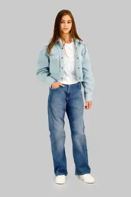 Wehkamp G-STAR blouse light blue denim aanbieding