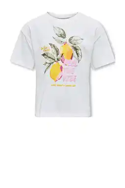 Wehkamp KIDS ONLY GIRL T-shirt wit aanbieding