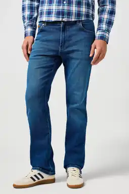 Wehkamp Wrangler TEXAS straight leg jeans verdant tone aanbieding