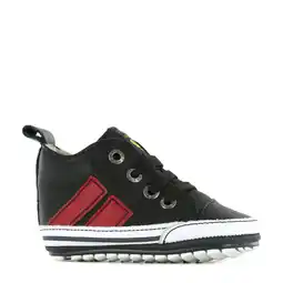 Wehkamp Shoesme BP21W028-D leren babyschoenen zwart/rood aanbieding