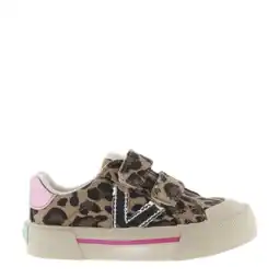 Wehkamp Victoria Tribu Tiras Lona Prints sneakers beige/zwart aanbieding