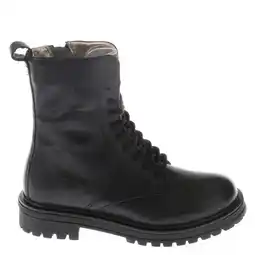 Wehkamp Red Code leren veterboots zwart aanbieding