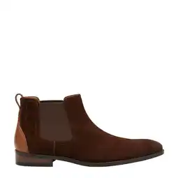 Wehkamp Van Lier Vienna suède chelsea boots bruin aanbieding