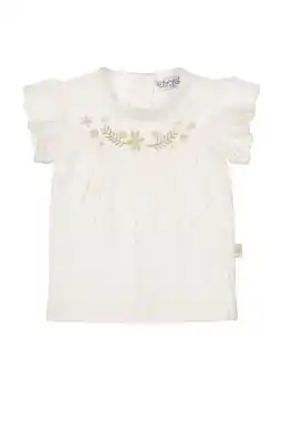 Wehkamp Dirkje blousetop ecru broderie aanbieding