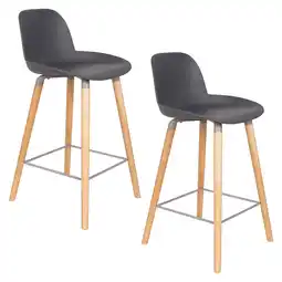Wehkamp Zuiver Albert Kuip counter barkruk (set van 2) aanbieding