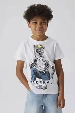 Wehkamp NAME IT KIDS T-shirt wit aanbieding
