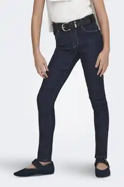 Wehkamp KIDS ONLY GIRL skinny jeans dark blue denim aanbieding
