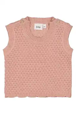 Wehkamp Feetje gebreid spencer Woodland Bloom roze aanbieding