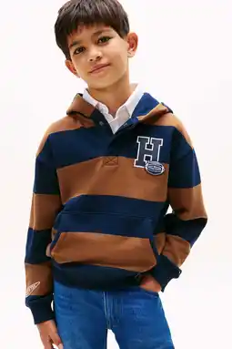 Wehkamp Tommy Hilfiger hoodie bruin aanbieding